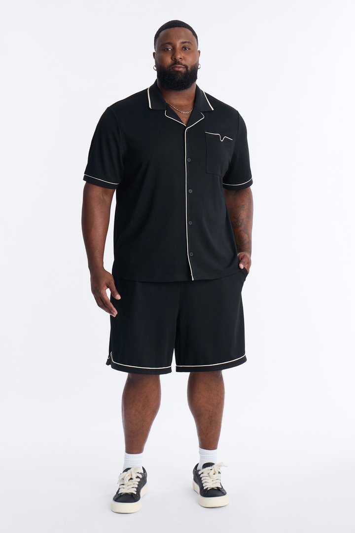 Relaxed Noir Shorts - Black