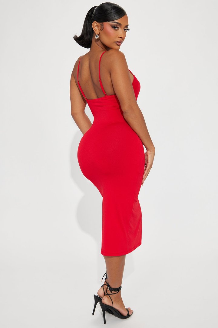 Diana Cami Midi Dress - Red