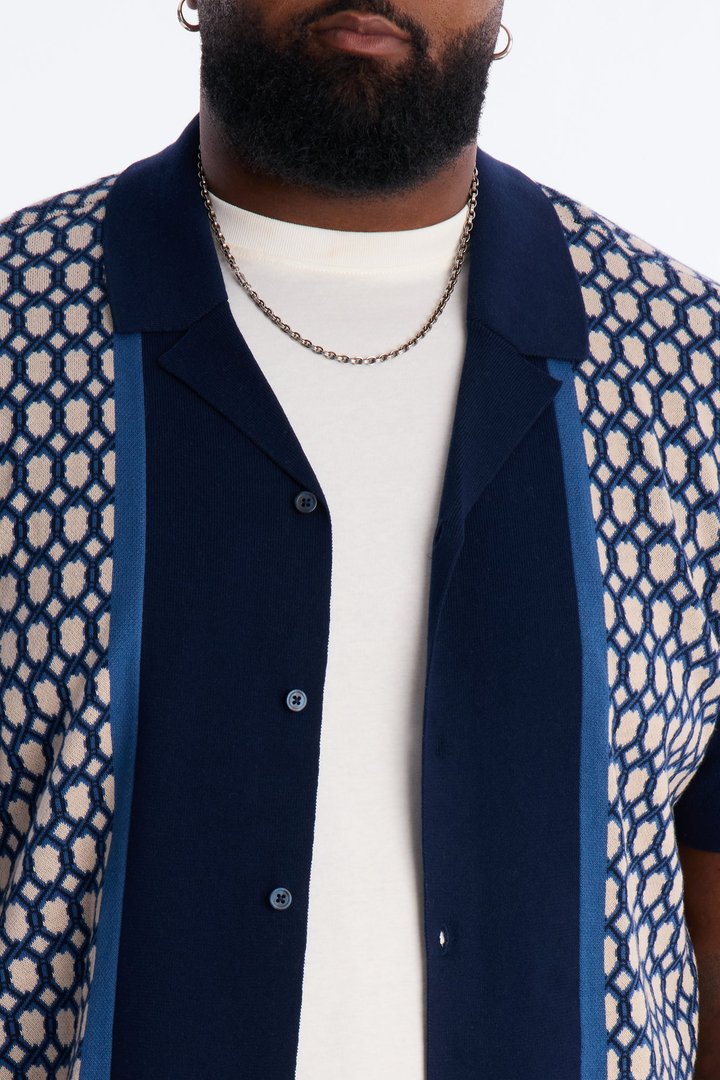 Abbot Resort Knit Shirt - Blue