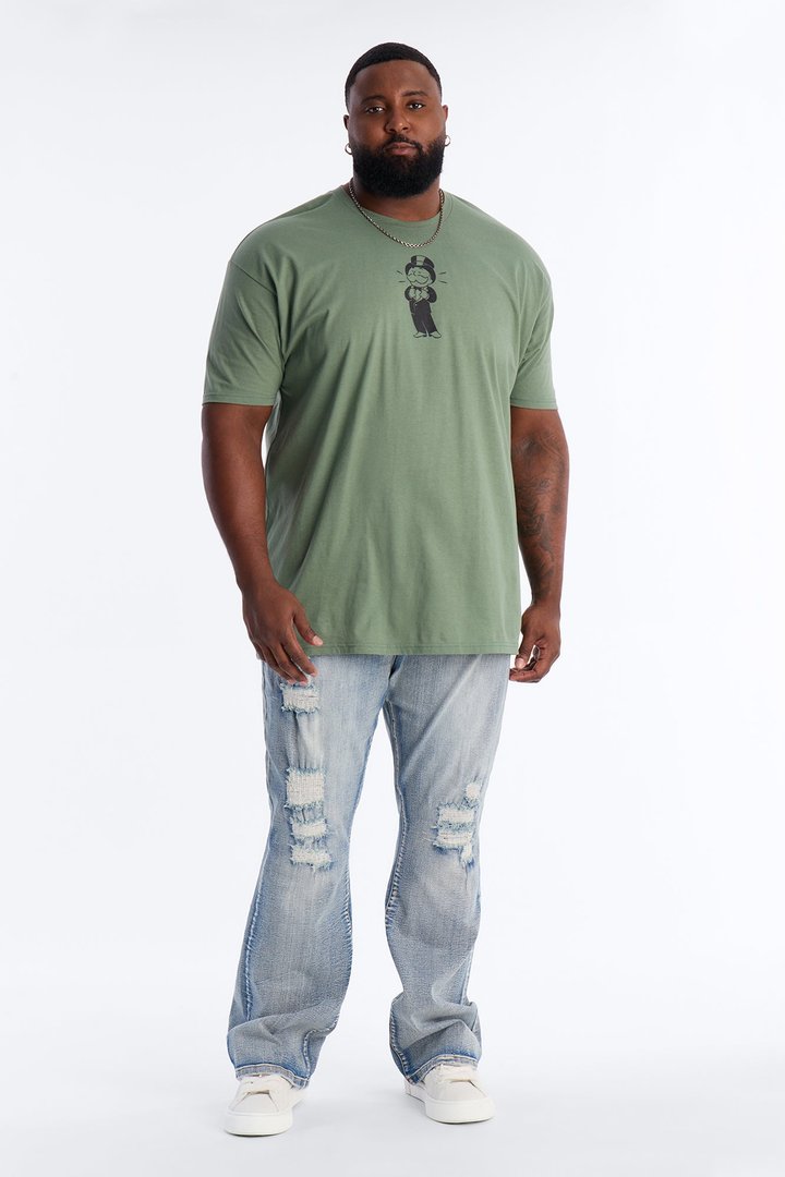 Ruthless Monopoly Short Sleeve Tee - Sage