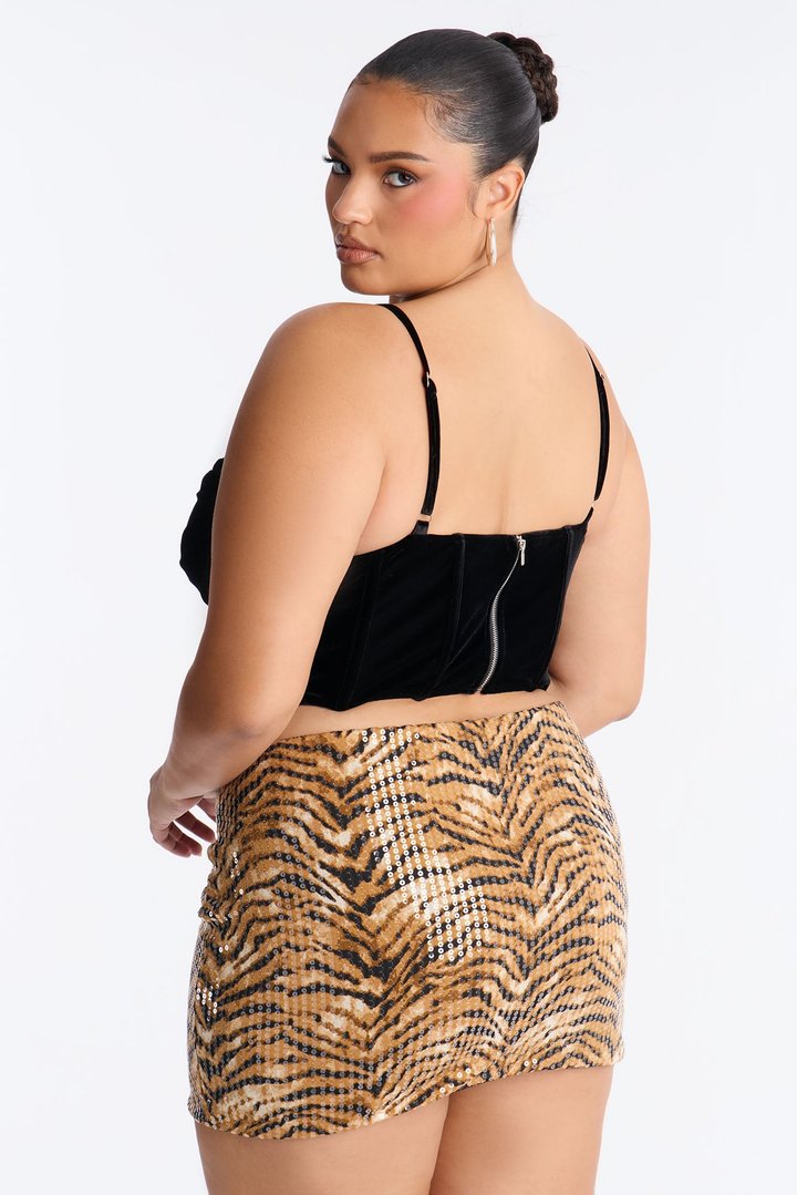 It's A Date Corset Top - Black