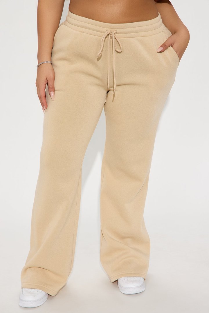 Candice Lounge Flare Pant - Sand