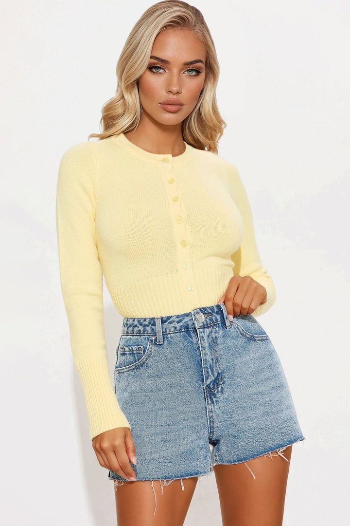 Perfect Harmony Sweater - Yellow