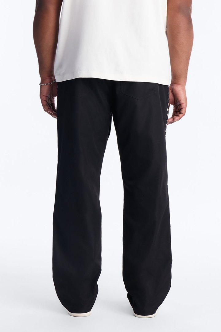Baggy Silver Springs Studded Pant - Black