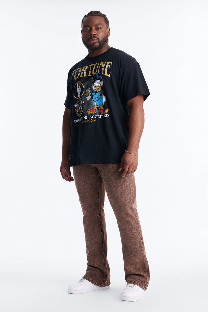 Stacked Skinny Flare Bare With Me Jean - Brown