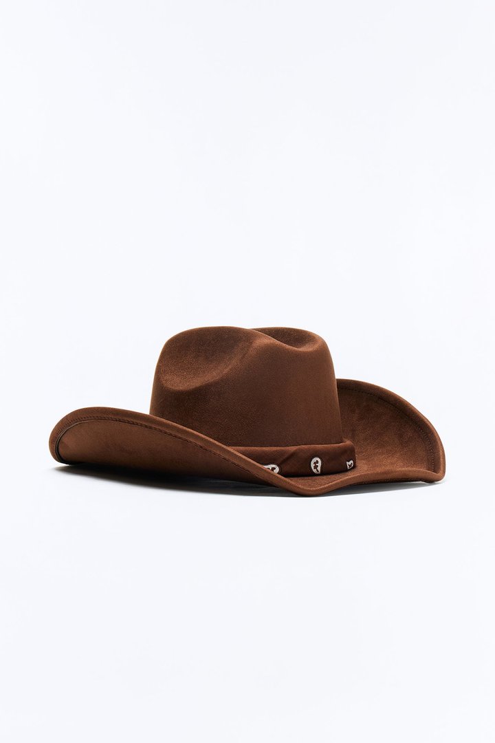 How The West Was Worn Cowboy Hat - Brown