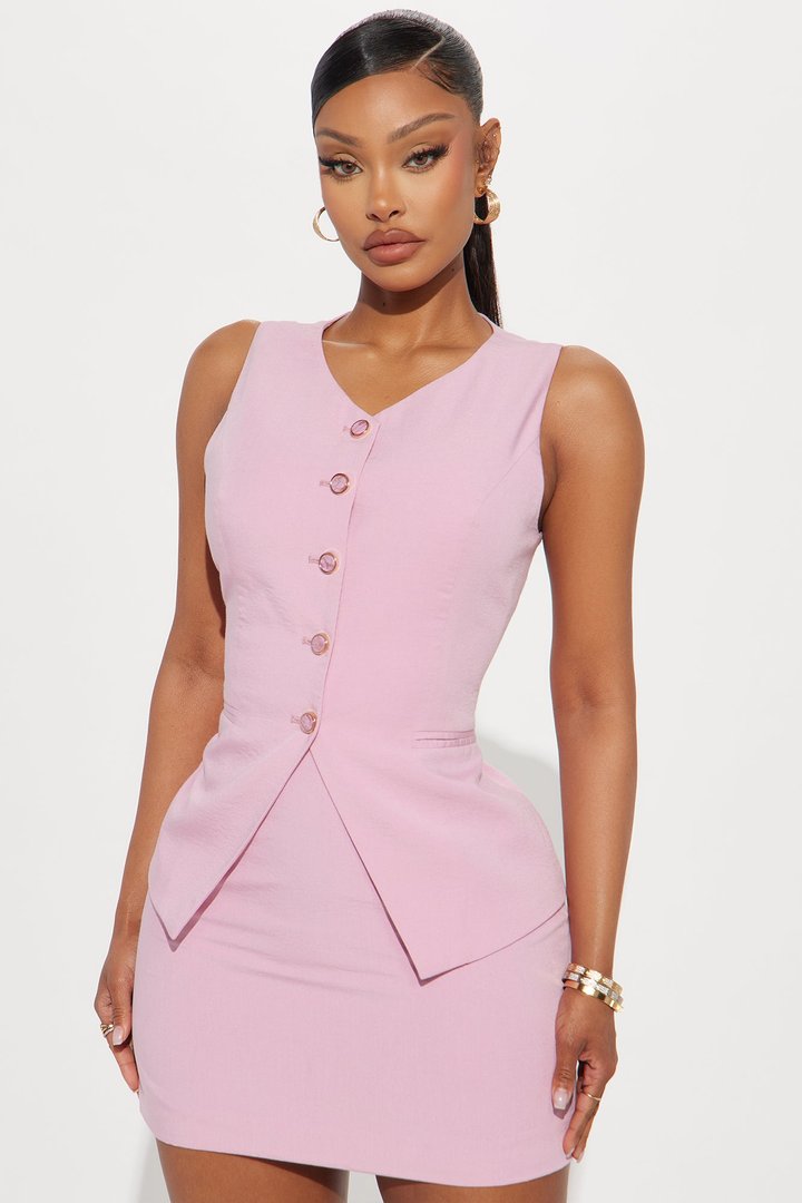 Office Princess Skirt Set - Pink