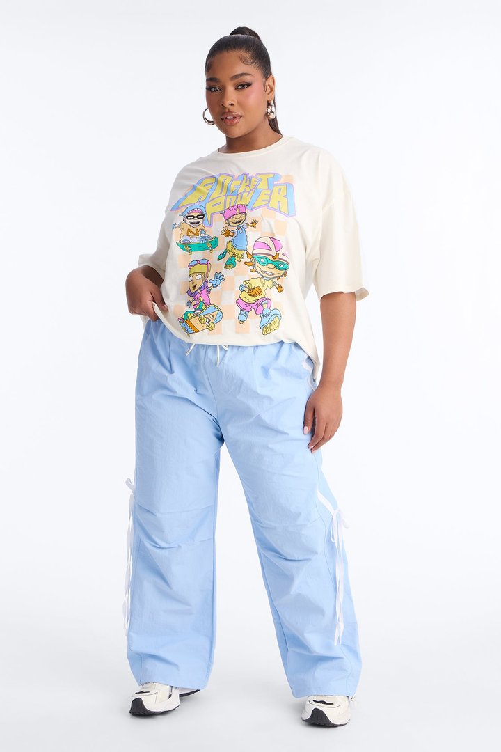 Taura Windbreaker Track Pant - Light Blue