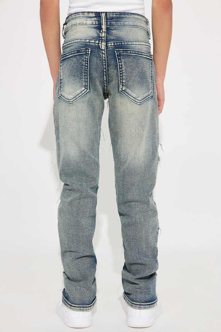 Mini Can't Have Enough Fray Skinny Jeans - Vintage Blue Wash