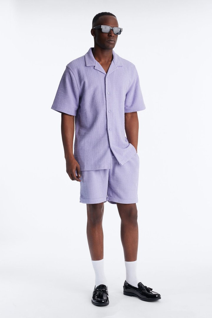 Dean Textured Short - Lavender