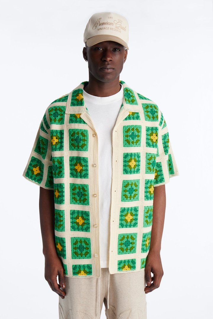 Nolan Textured Shirt - Green