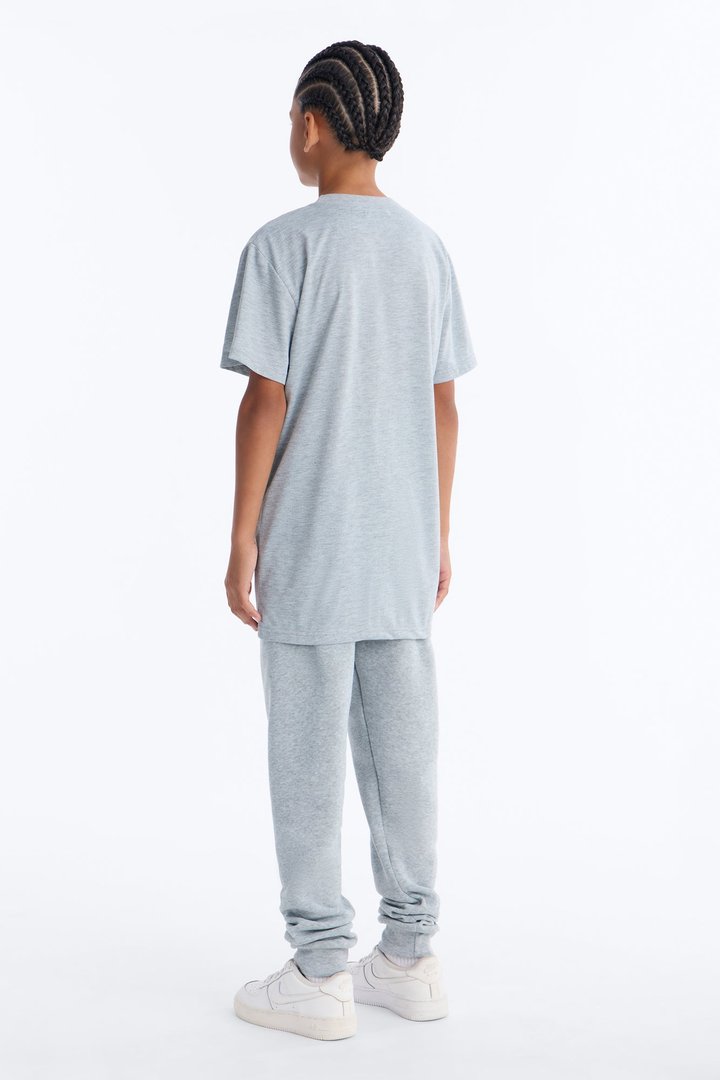 Mini Malibu 1998 Jogger Pant Set - Heather Grey
