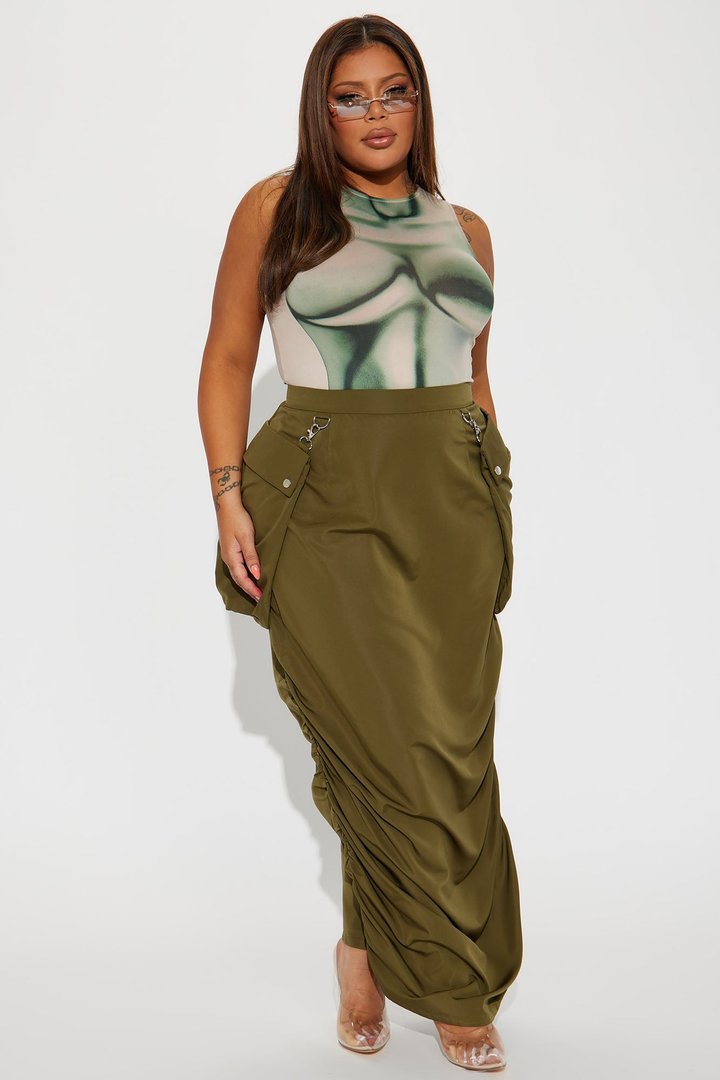 Shape Of Me Sleeveless Bodysuit - Taupe/combo
