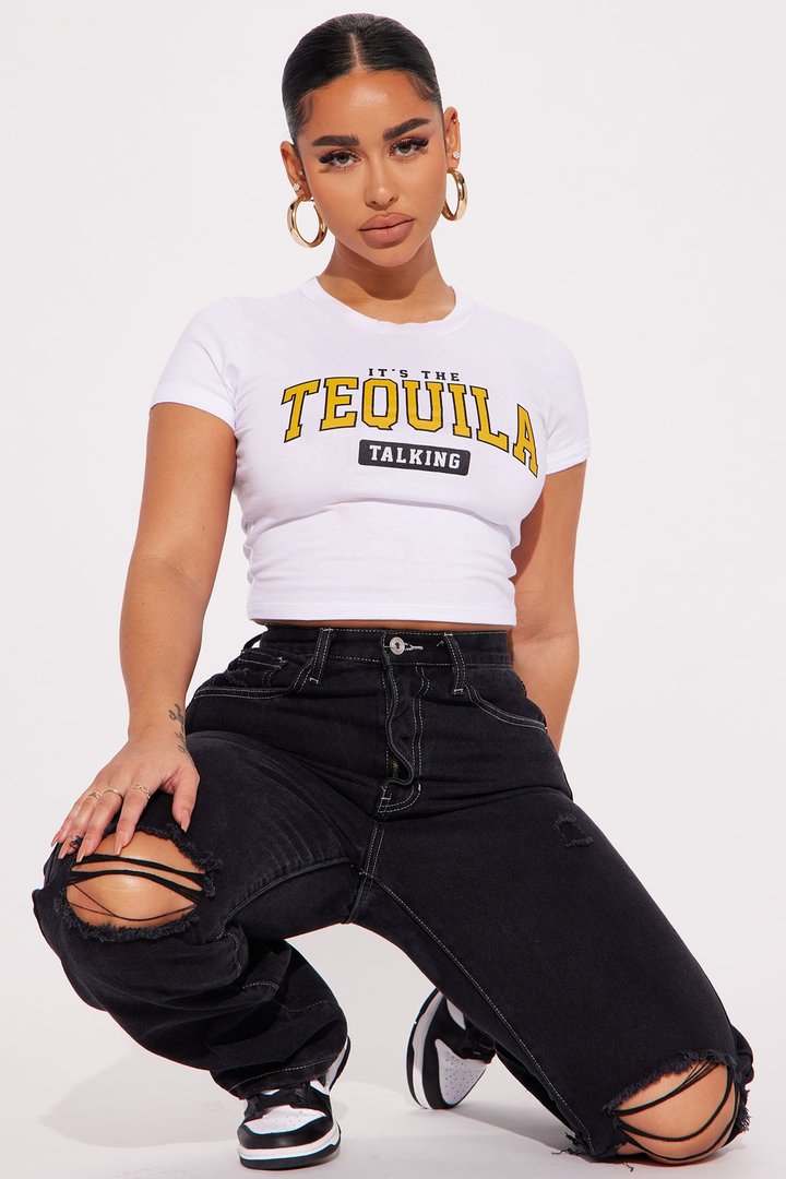 It's The Tequila Talking Tee - White