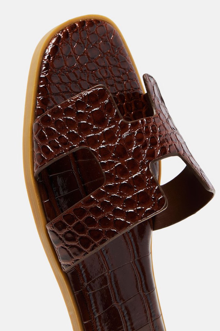 Slice Of Paradise Flat Sandals - Chocolate