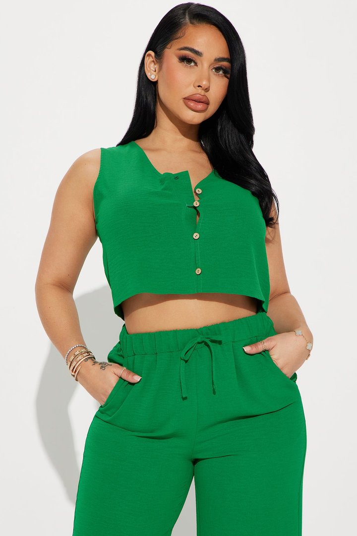 Good Memory Pant Set - Kelly Green
