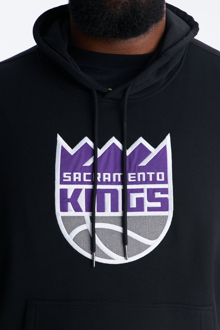 Kings Old English Embroidery Hoodie - Black