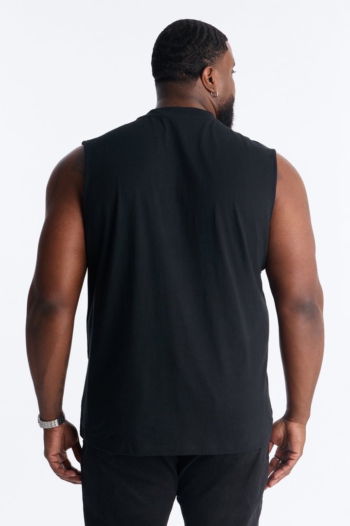Space Jam Monstars Chrome Premium Muscle Shirt - Black