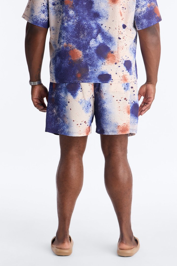 Oxide Seersucker Swim Trunk 6″ - Multi Color