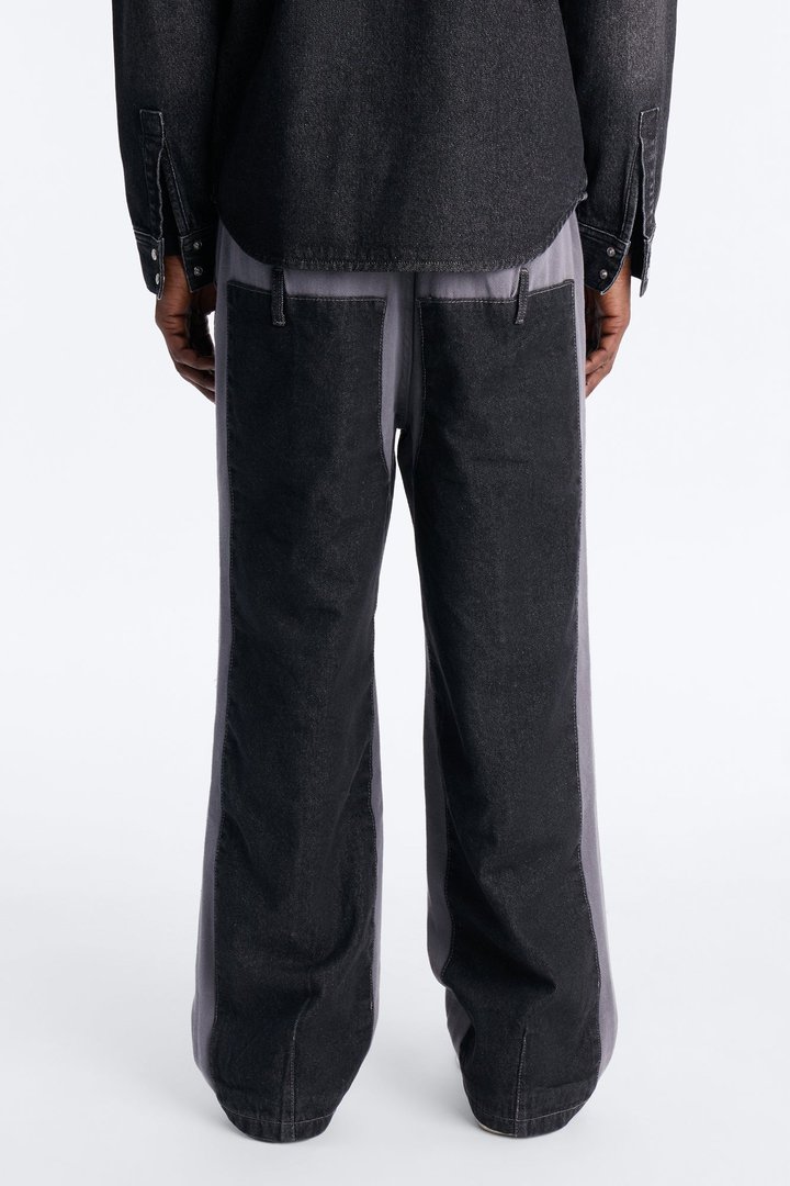 Straight Assemblage Hybrid Pant - Blue/combo