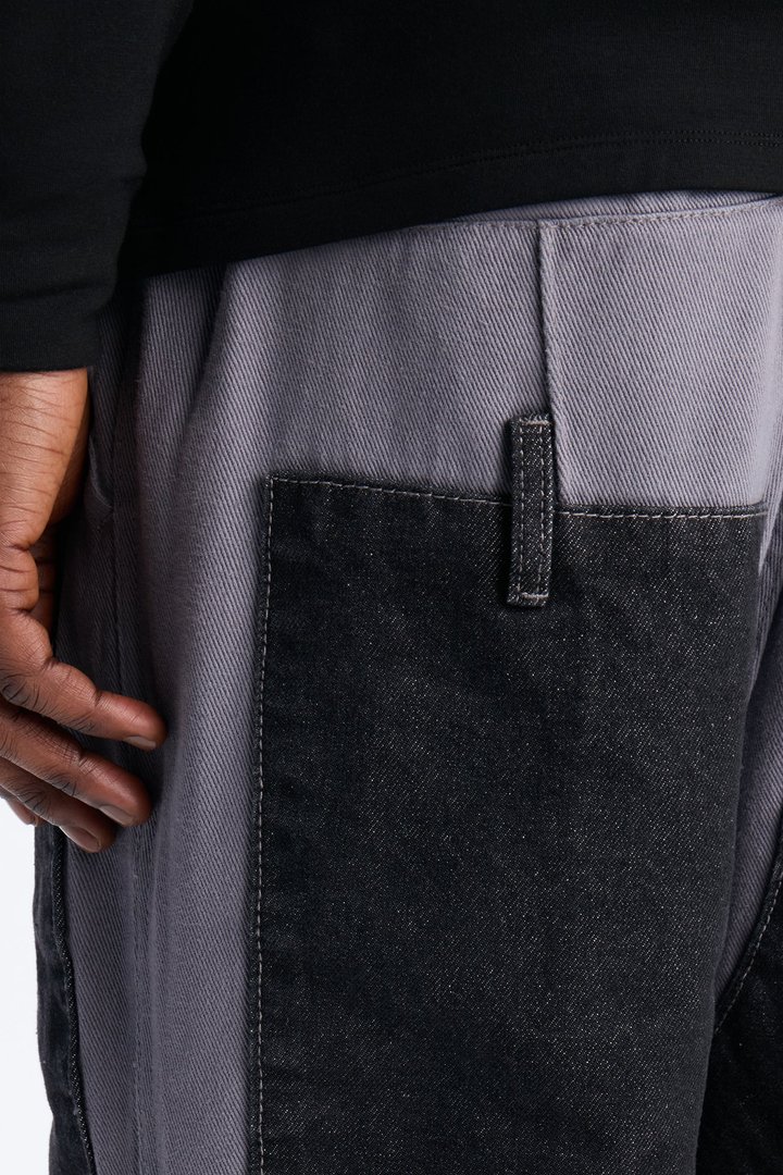 Straight Assemblage Hybrid Pant - Blue/combo
