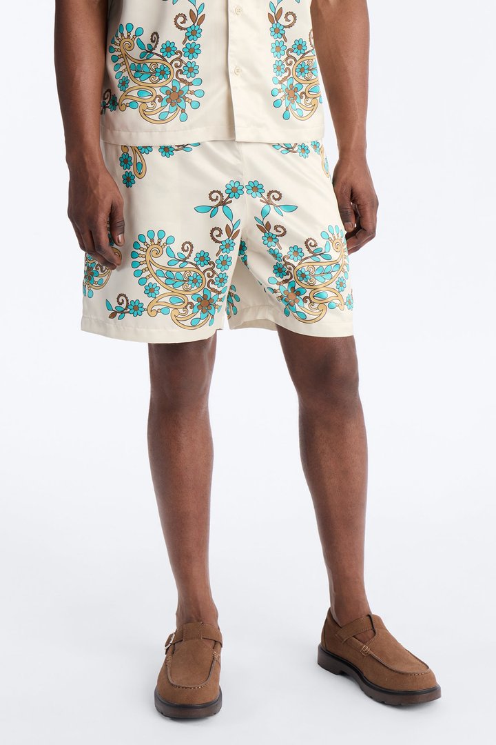 Santorini Relaxed Shorts - Natural