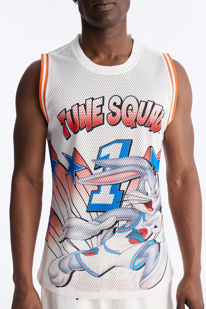 Space Jam All Stars Tune Squad Jersey Tank - White