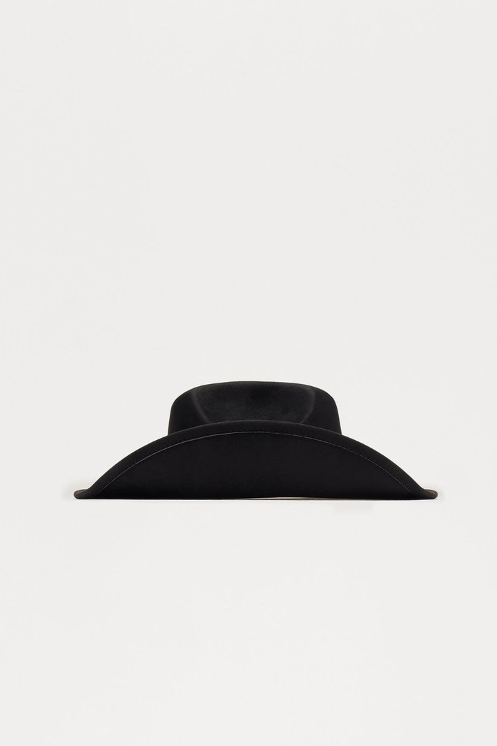 Not From Around Here Cowboy Hat - Black