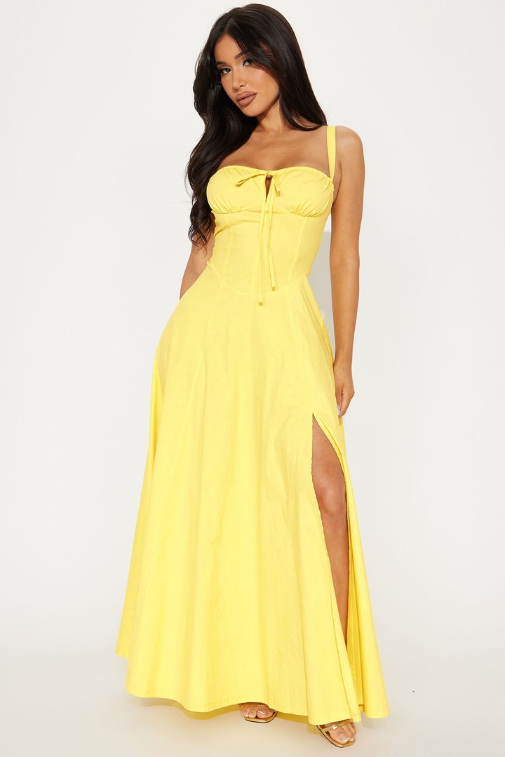 Juniper Maxi Dress - Butter Yellow