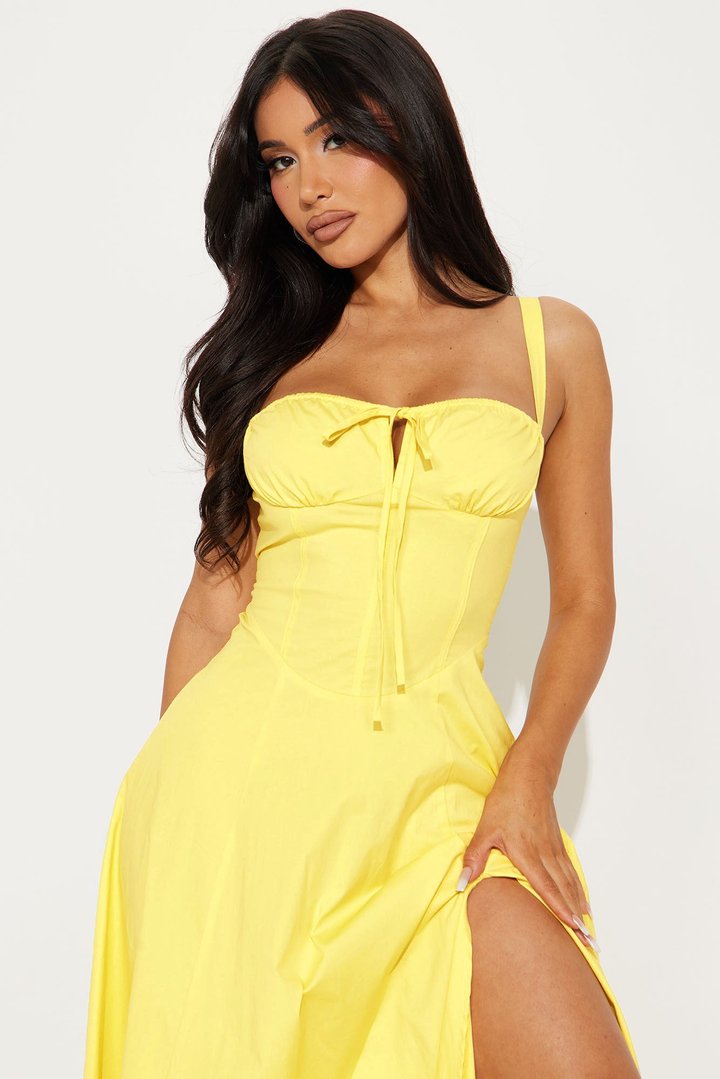 Juniper Maxi Dress - Butter Yellow