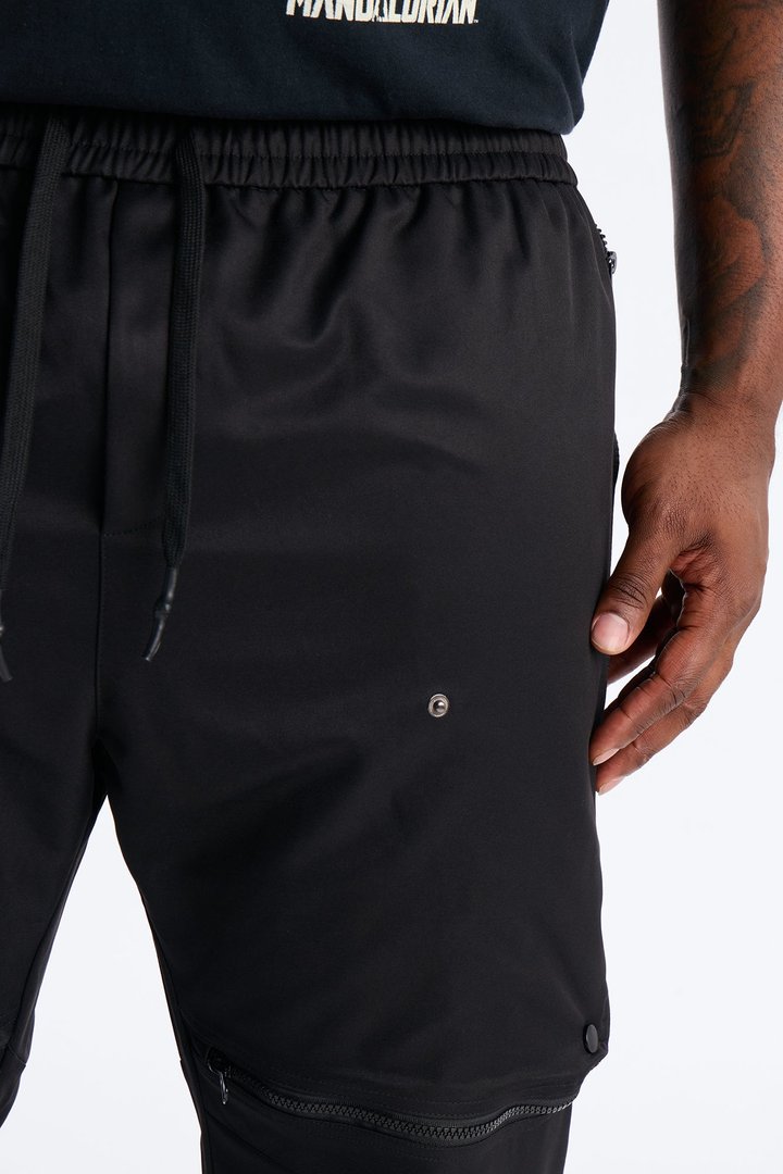 Slim Vector Deploy Zip Pant - Black