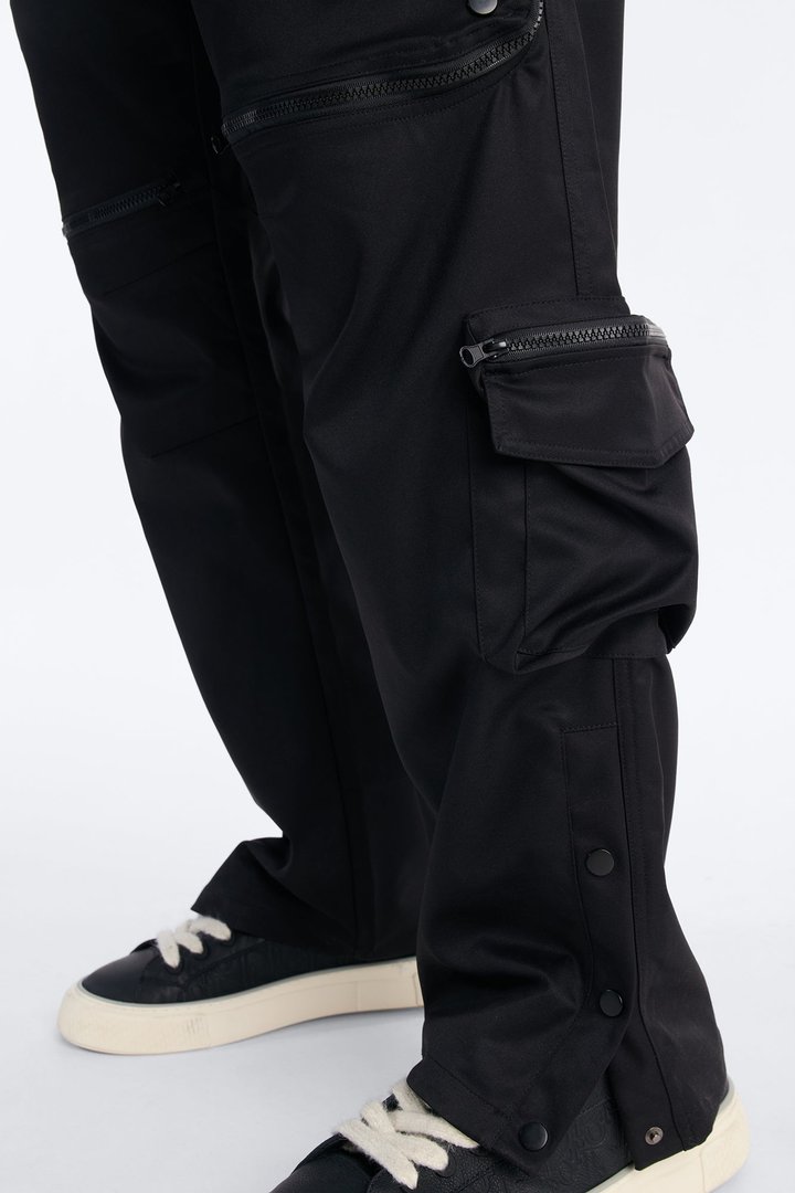 Slim Vector Deploy Zip Pant - Black