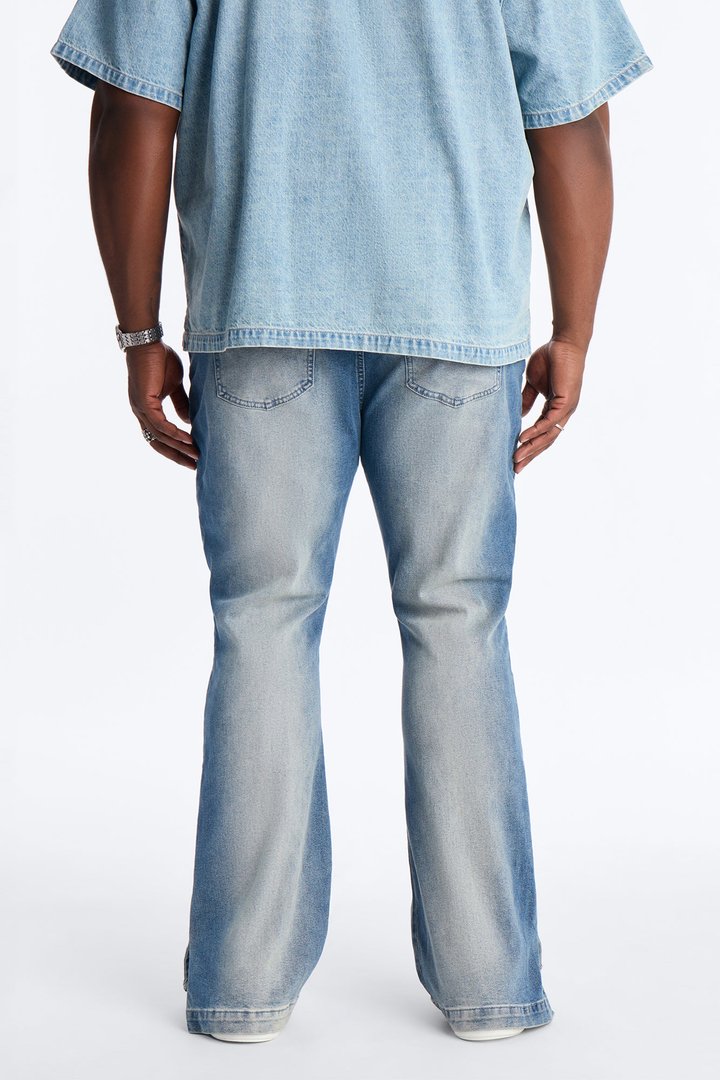 Stacked Skinny Flare Lockdown Jean - Light Wash