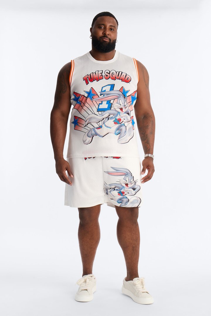 Space Jam All Stars Tune Squad Jersey Tank - White