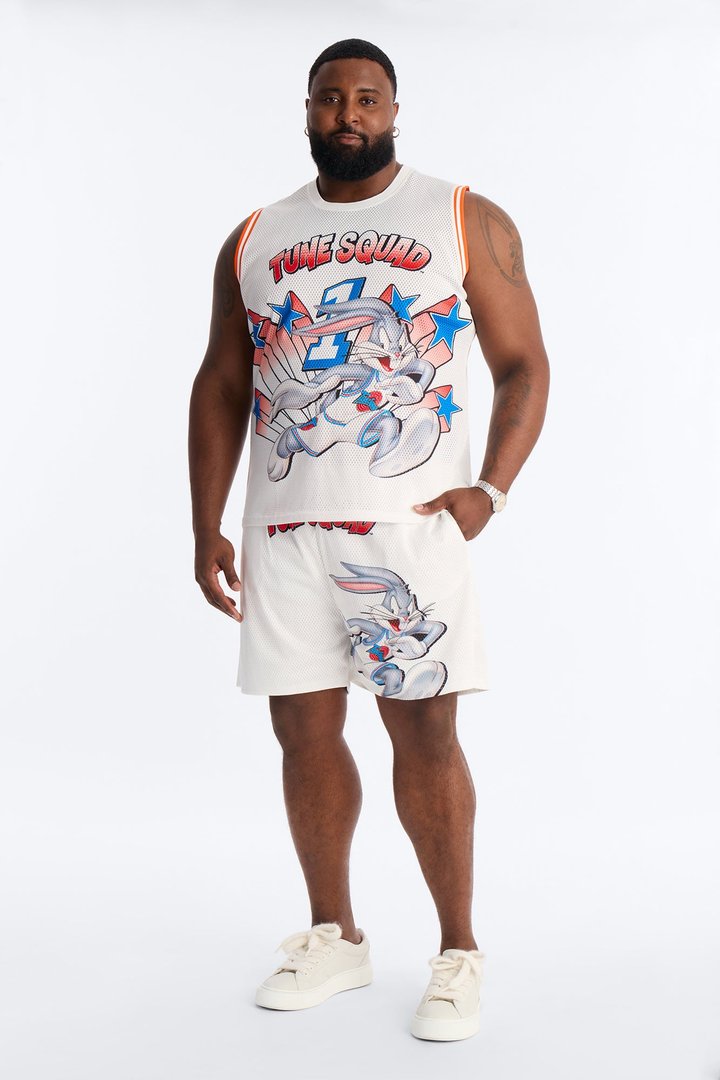 Space Jam All Stars Tune Squad Jersey Short - White