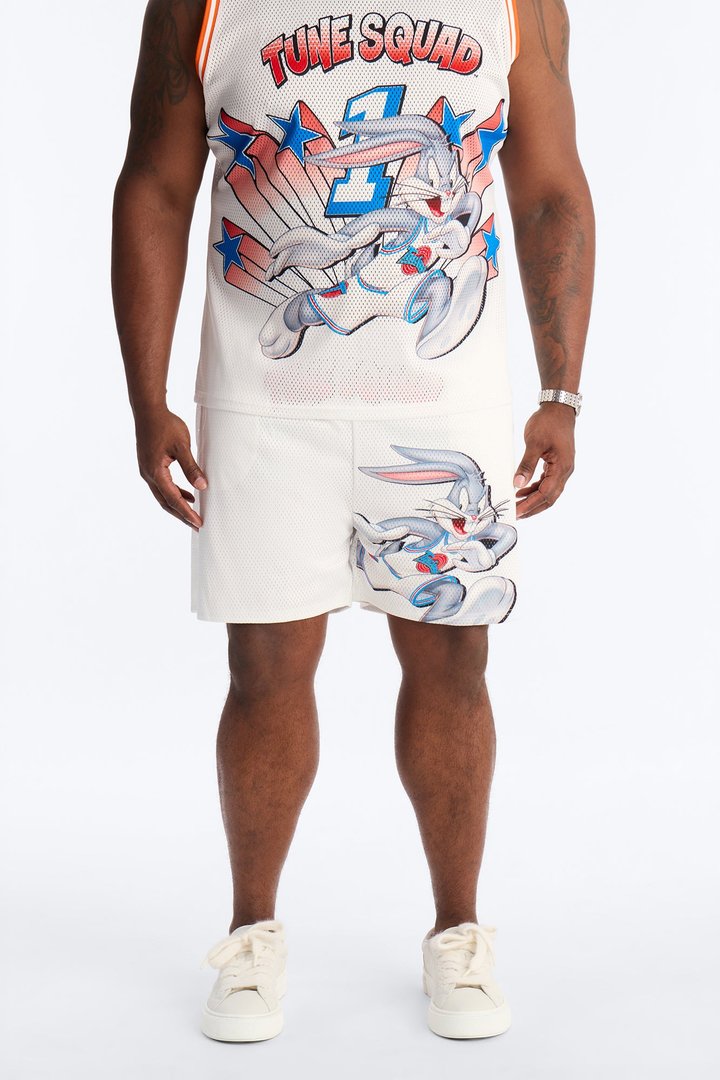 Space Jam All Stars Tune Squad Jersey Short - White