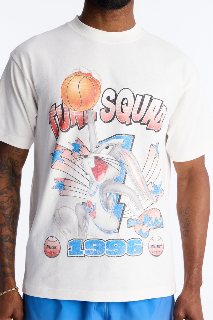 Space Jam Tune Squad 1996 Premium Short Sleeve Shirt - White