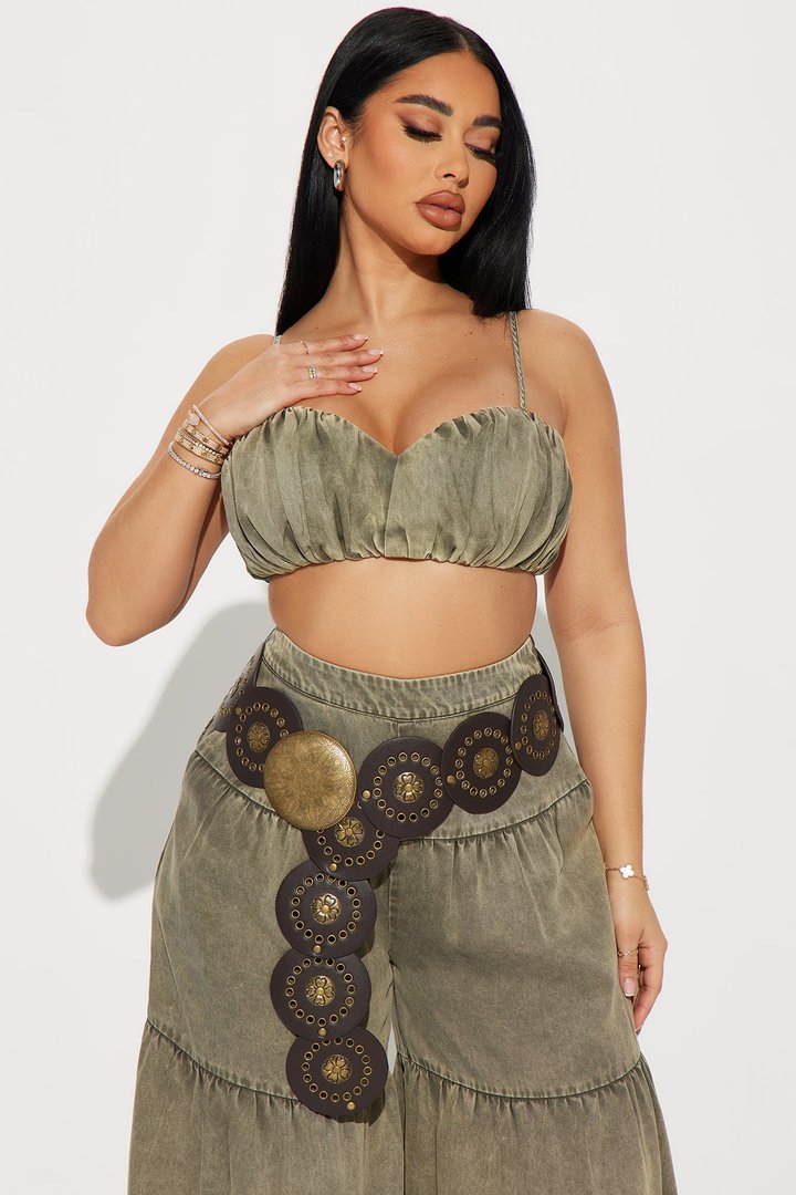 Bring It Back Boho Belt - Brown