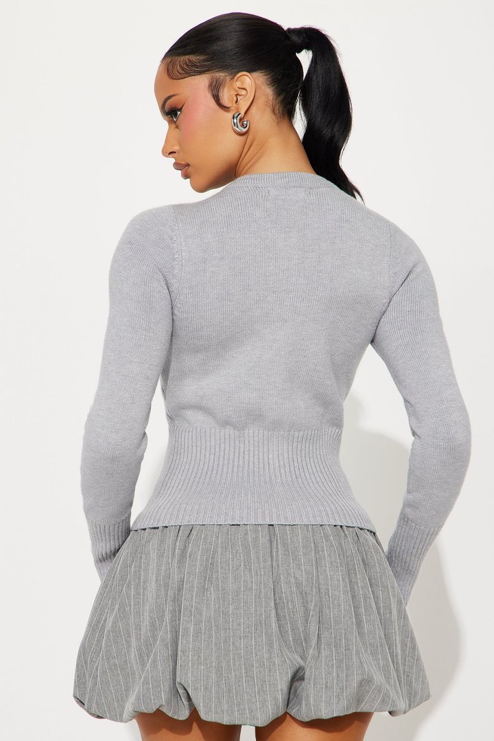 Perfect Harmony Sweater - Grey