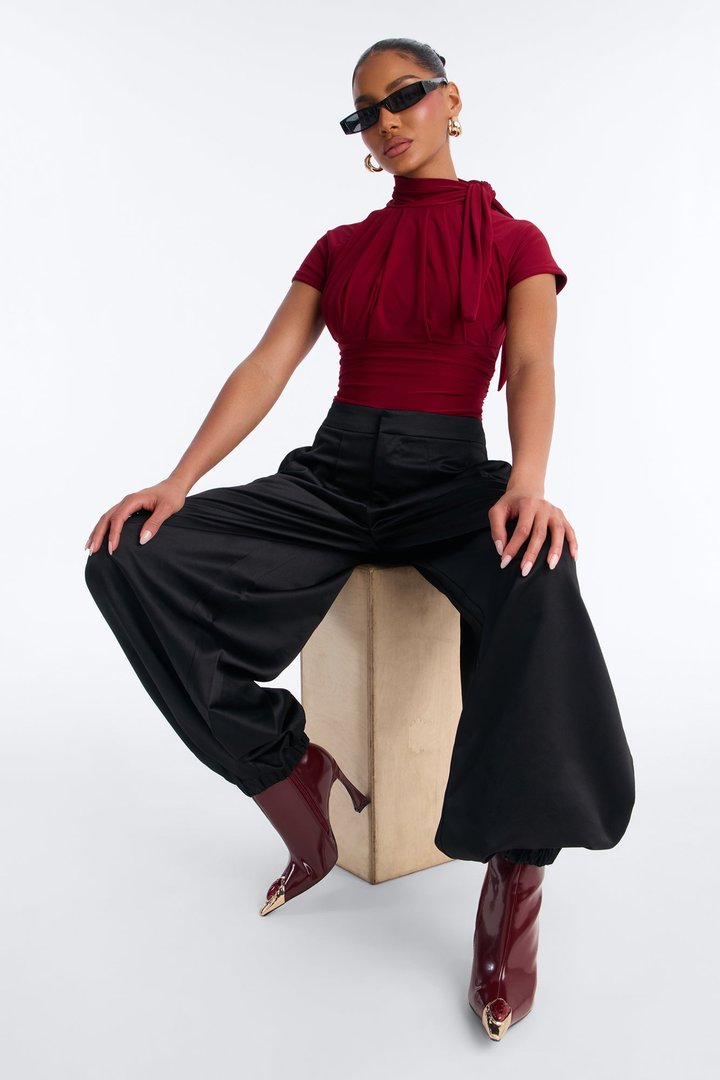 Stone Age Jewel Booties - Burgundy