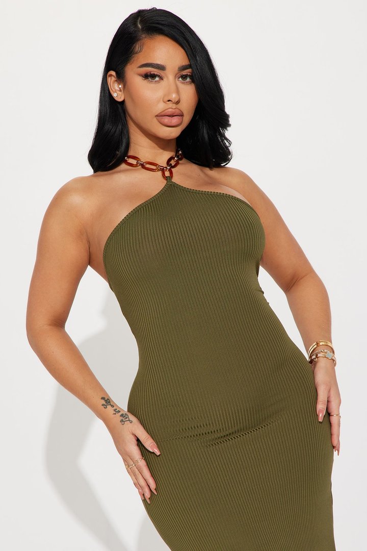 Camila Maxi Dress - Olive