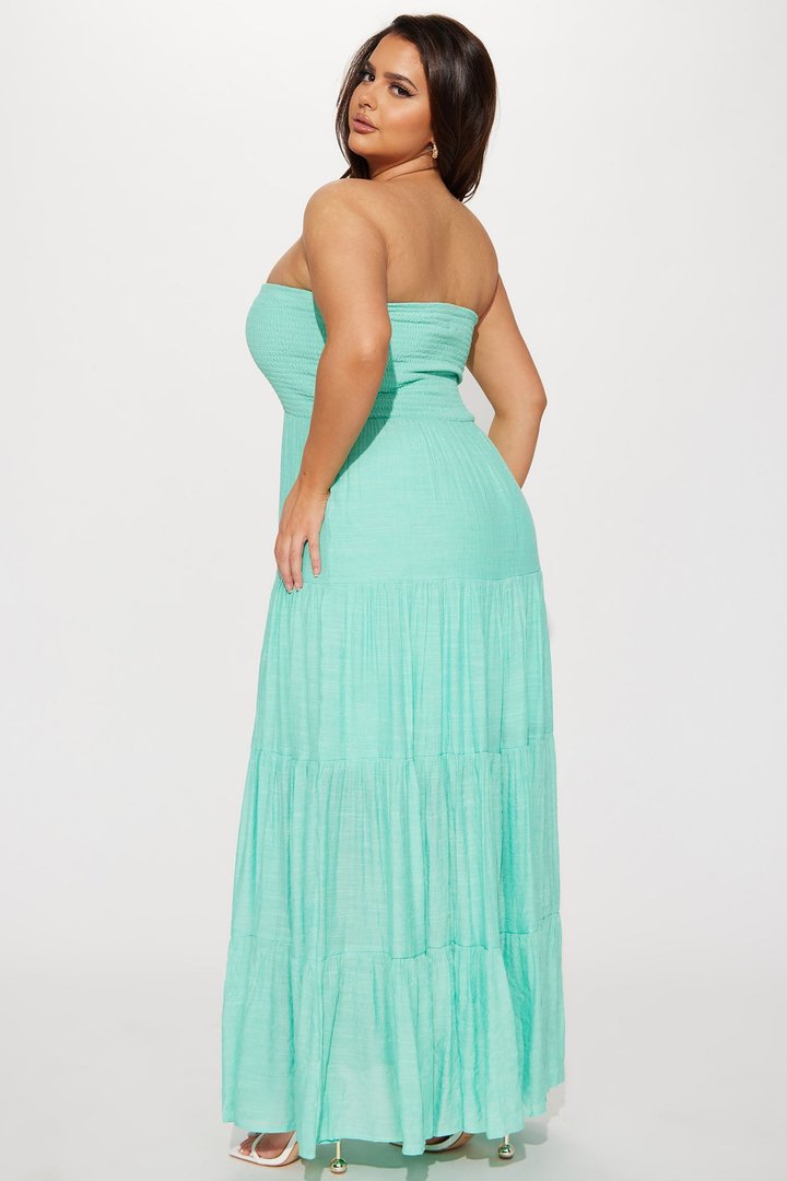 Almafi Coast Maxi Dress - Mint