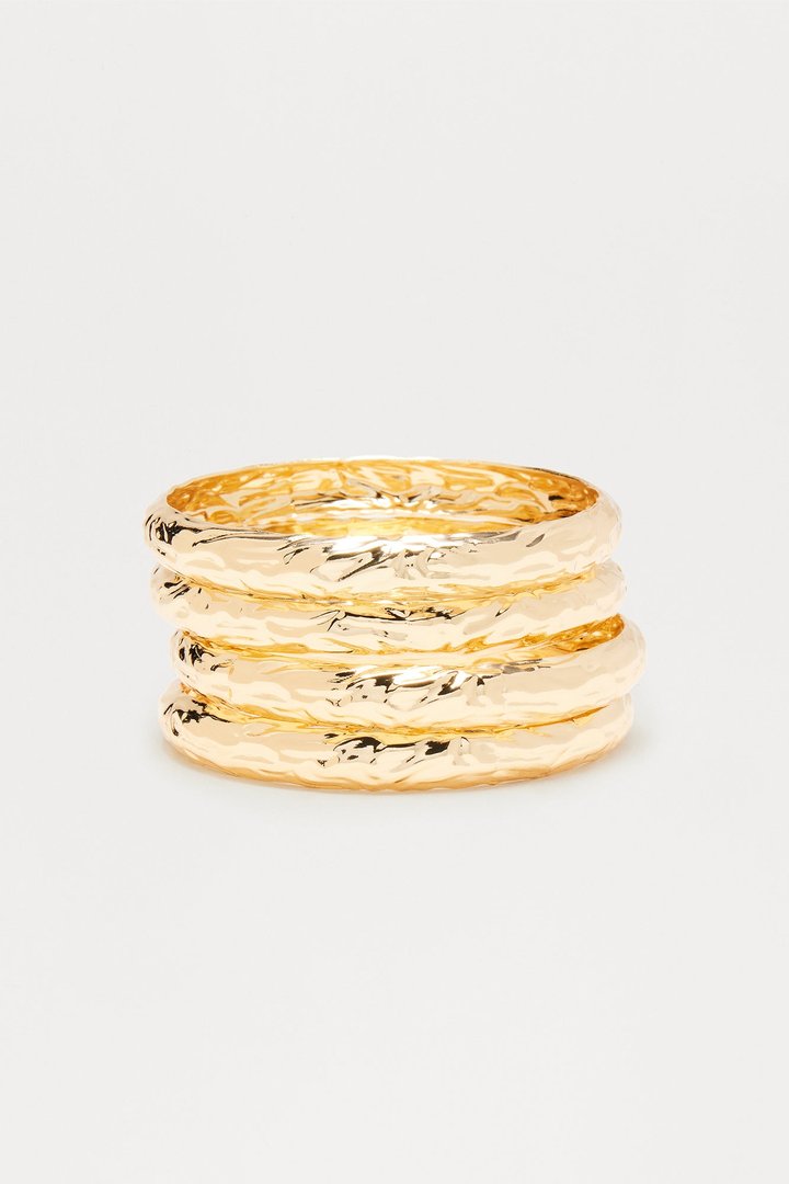 Lore 4 Piece Bracelet Set - Gold