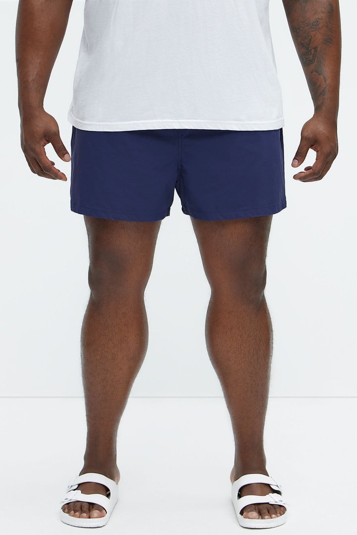 Montez Stretch Swim Trunk 4″ - Navy