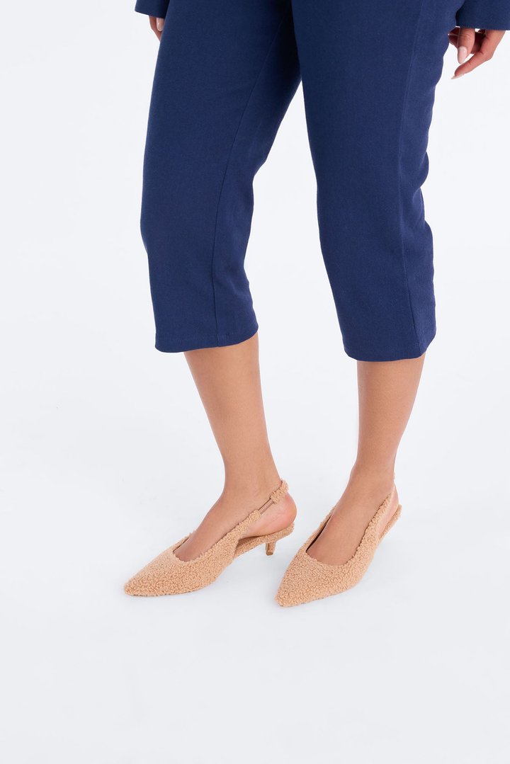Suku Sherpa Kitten Heel Pumps - Nude