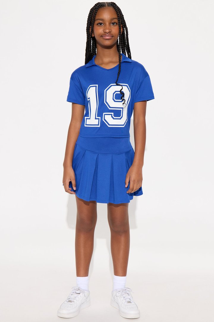 Mini Games To Play Skort Set - Blue
