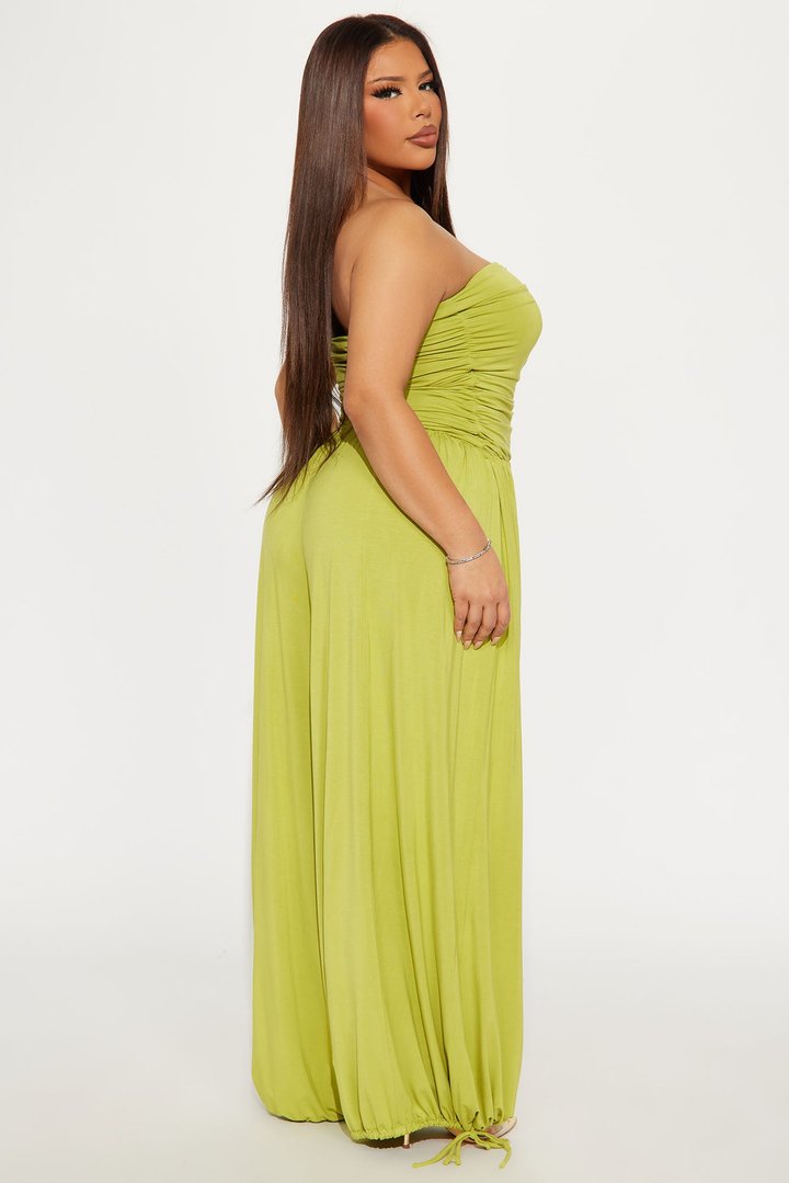 Hammock Daydreams Jumpsuit - Chartreuse