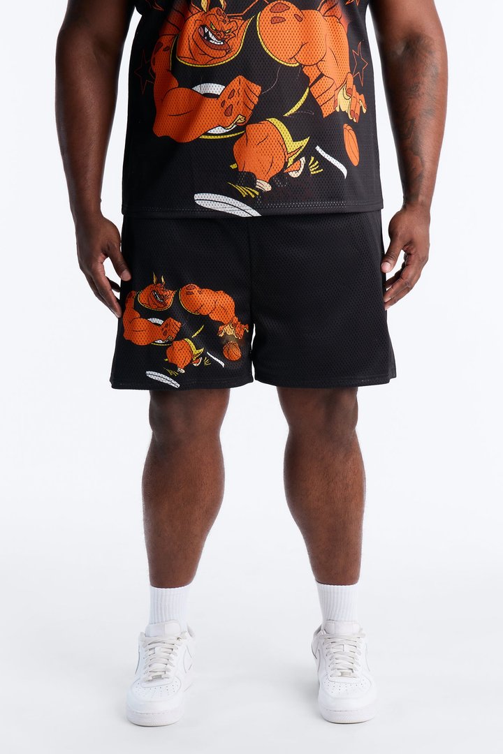 Space Jam Monstars Mayhem Jersey Short - Black