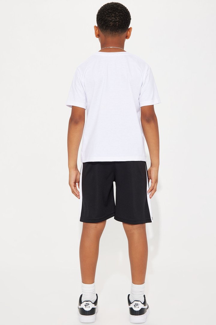Mini Always Fresh Short Set - White/Black