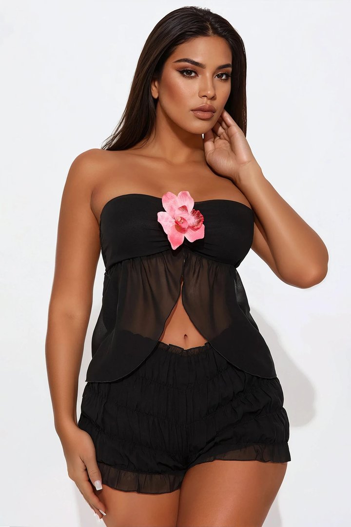 Alani Bloomer Short Set - Black